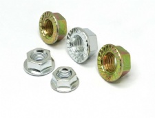 Galvanized non-slip flange nut