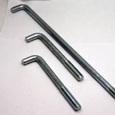 Galvanized L-type anchor bolts